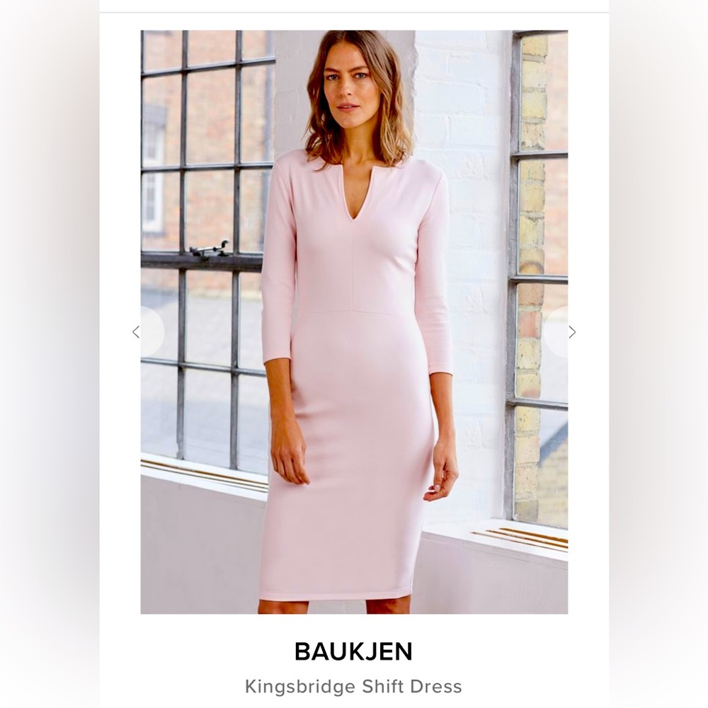 BAUKJEN KINGSBRIDGE Split Dress Pink US 12 / UK 16